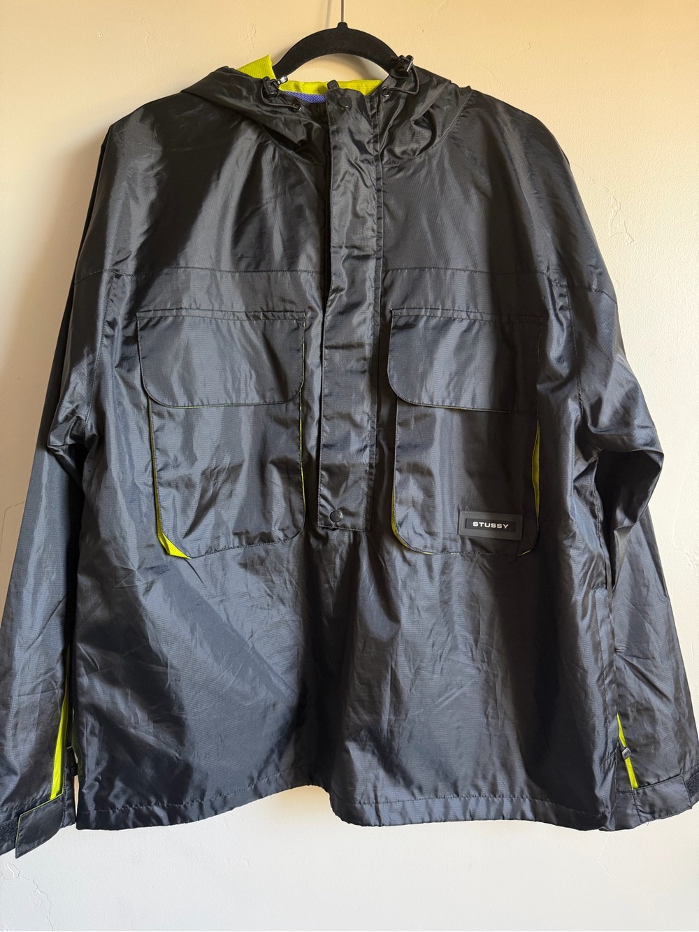 Men’s Stussy Drift Pullover Jacket Size Large